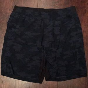 Lululemon Navy Camo 9” Shorts